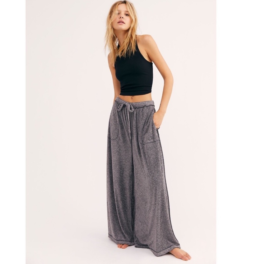 Free People Make It Maxi Wide-Leg Pant Size Small
